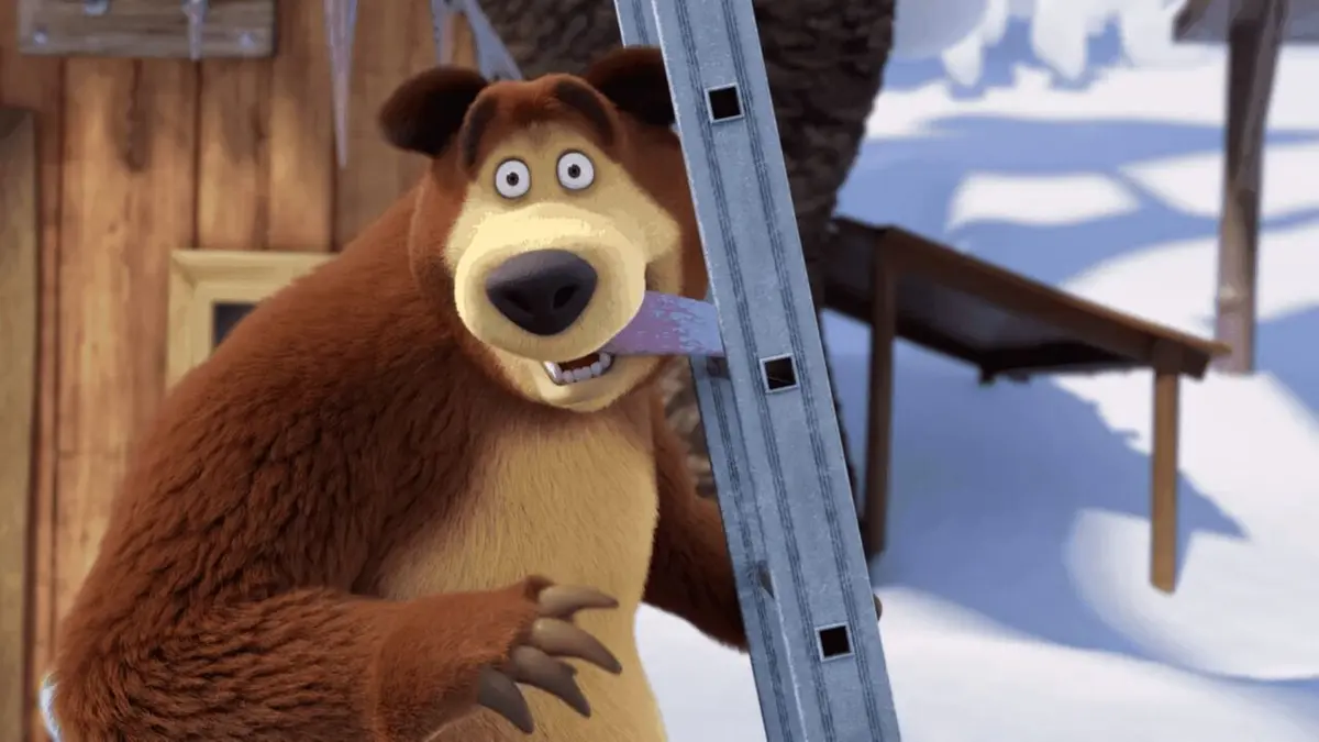 Masha et Michka S08E13 Sur le bout de la langue