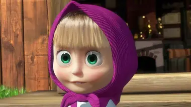 Masha à la télé du foot - Masha et le loup