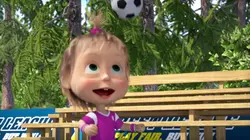 Masha et Michka : Edition football S01E02 Les filles jouent au football aussi