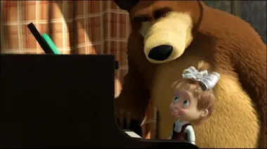Masha et Michka S01E19 La leçon de piano
