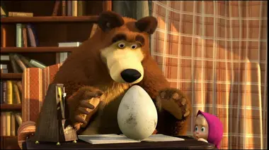 Masha et Michka S01E23 Michka est papa