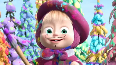 Masha et Michka S02E01 Les jolies couleurs