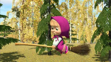 Masha et Michka S02E05 Le balai magique