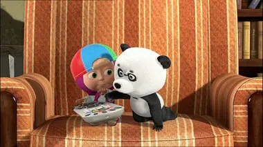 Masha et Michka S02E23 Choisis ton programme télé