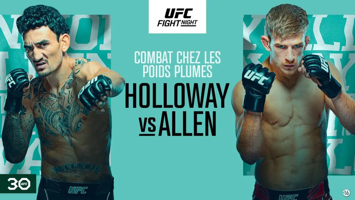 Max Holloway / Arnold Allen MMA MMA : Ultimate Fighting Championship 2023