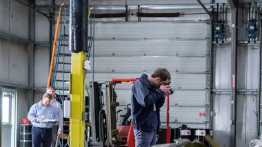 Amerrissage dans l'Atlantique