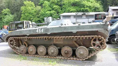 Un tank pour le jardin