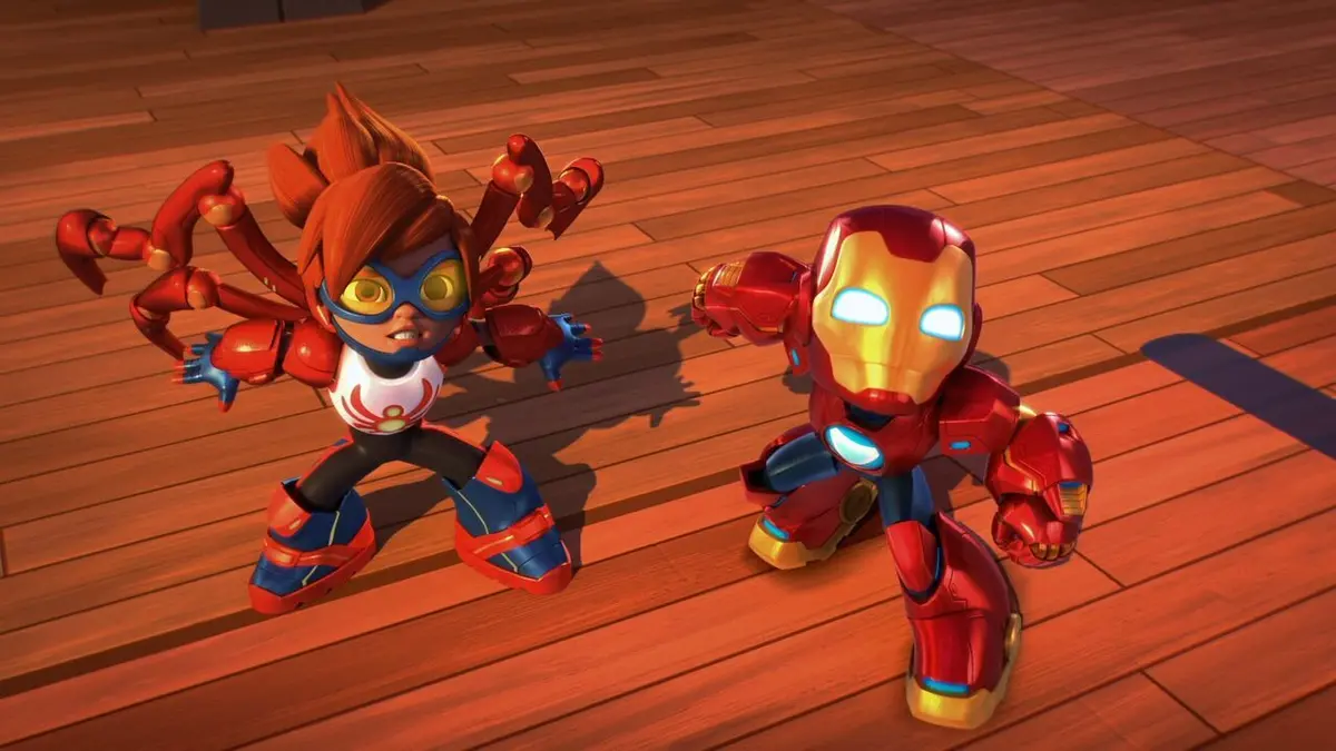 Meet Iron Man and His Awesome Friends S01E07 Rencontre Iron Spidey