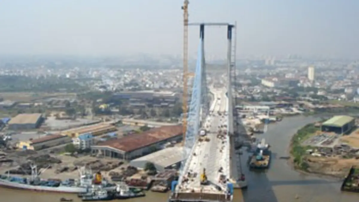 Méga constructions S05E04 Un pont sur le Mékong, Pont Phu My, Viêtnam
