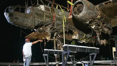 Méga déménageurs S01E04 Le B-25 du lac Murray