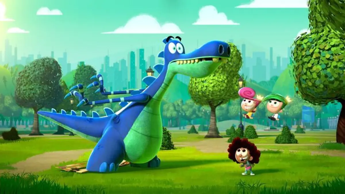 Mes parrains sont magiques : Un nouveau souhait S01E03 Un dinosaure en ville / Peur de rien