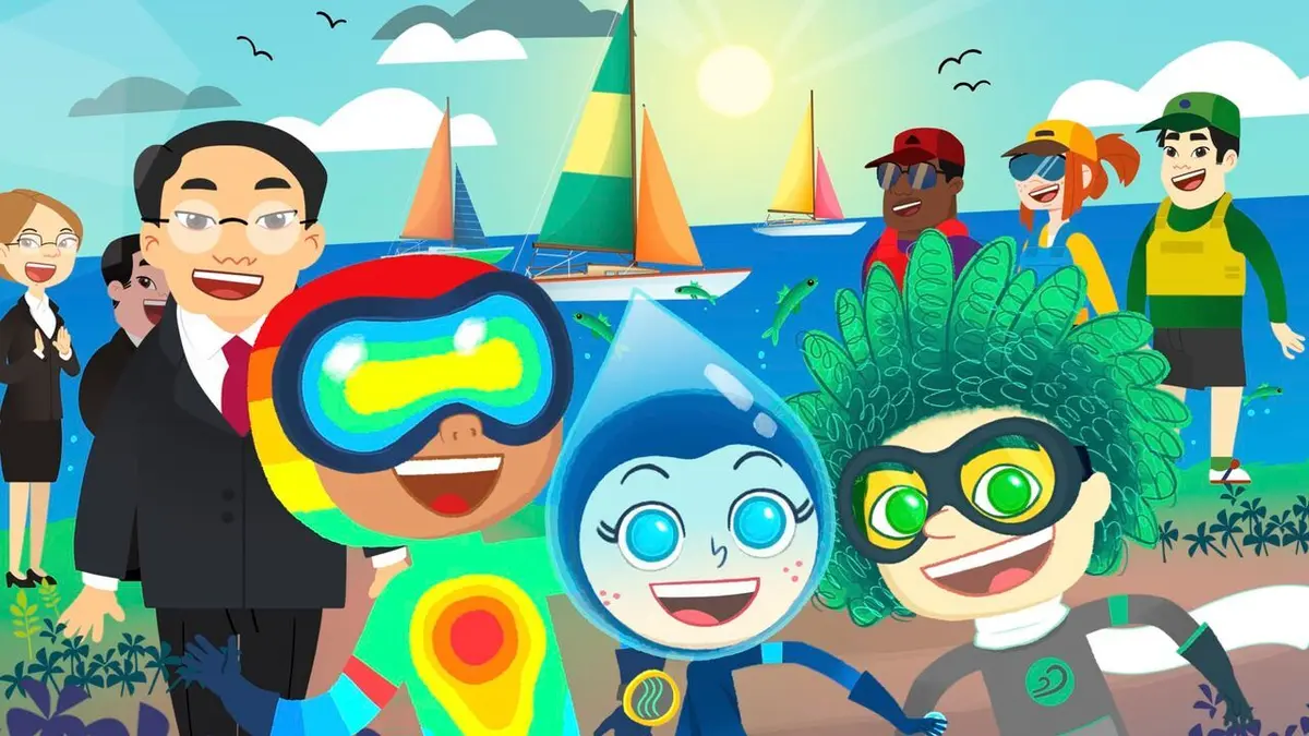Météo Heroes S01E34 L'eau verte