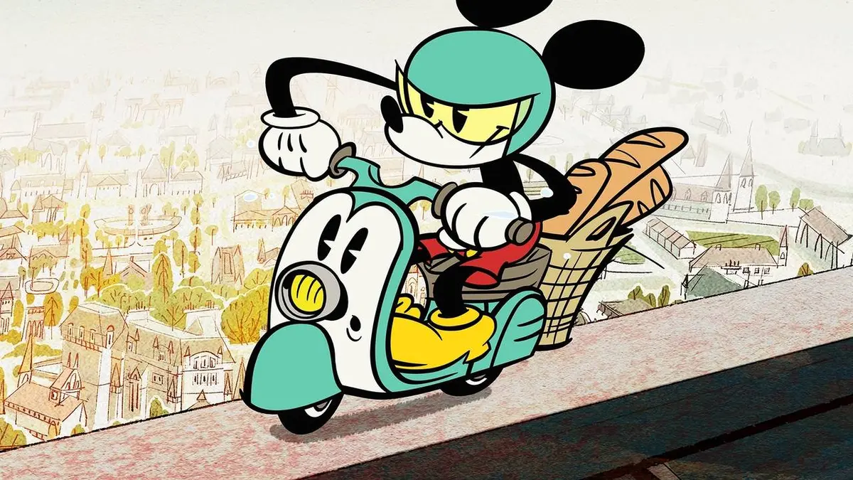 Mickey Mouse Compilation S05E04 Suprise! / Un amour de scooter