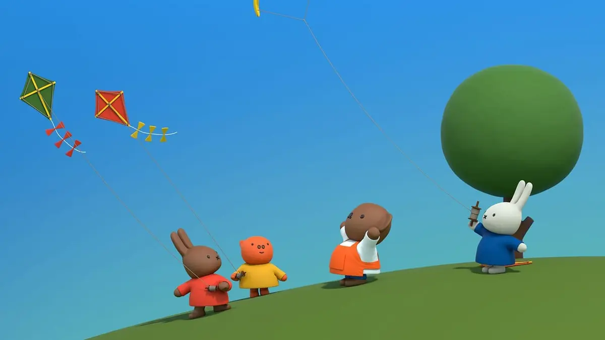 Miffy S01E21 Le nouveau cerf-volant de Miffy