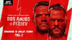 Sur RMC Sport 2 à 00h00 : Rafael dos Anjos /  Rafael Fiziev