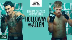Sur RMC Sport 2 à 21h00 : Max Holloway - Arnold Allen