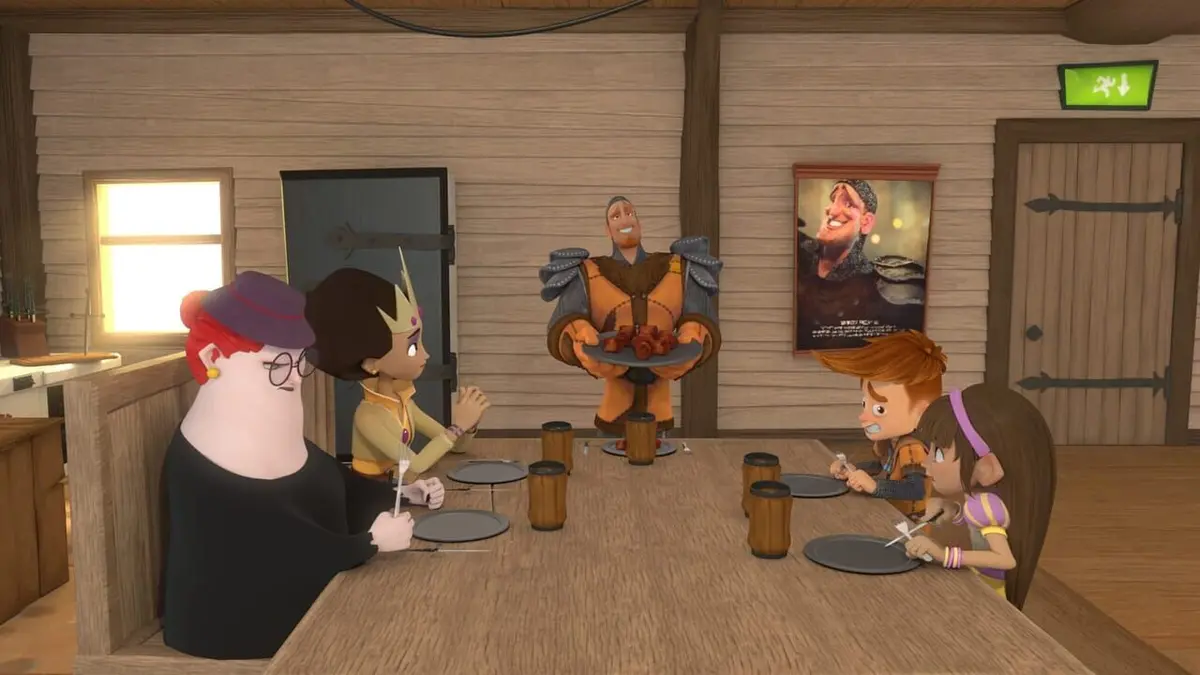 Mon chevalier et moi S01E16 Devine qui vient dîner