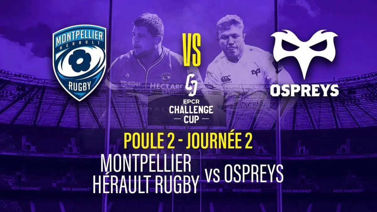 Montpellier / Ospreys Rugby Challenge Cup 2023/2024
