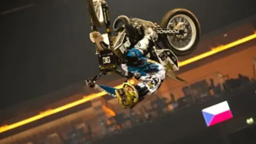 4e manche Motocross freestyle Night of the Jumps 2015