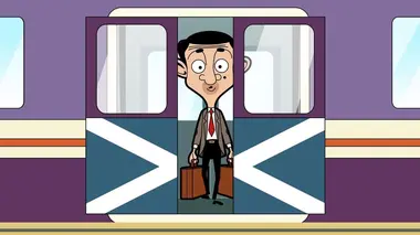 Mister Bean prend le train