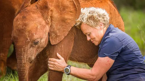 Muriel Robin et Chanee sur la terre des éléphants