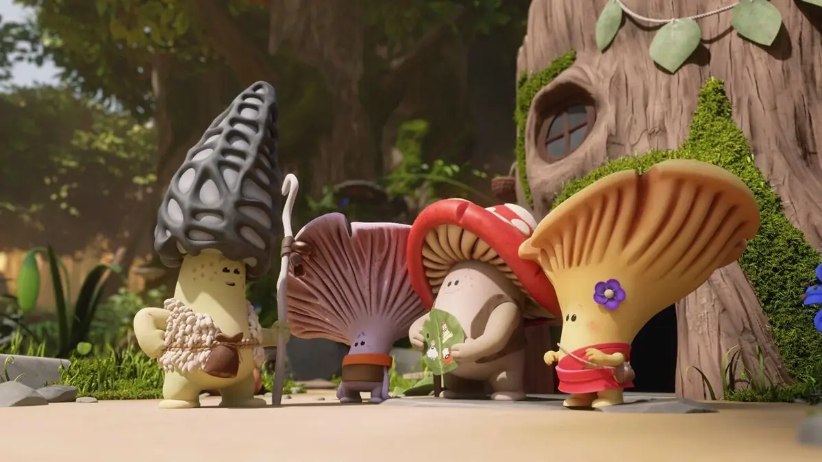 Visuel de Mush-Mush & les Champotes en LSF S01E46 Cours, rosée, cours