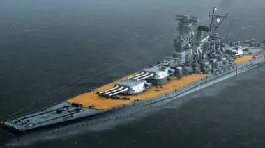 Le Yamato, navire de guerre japonais