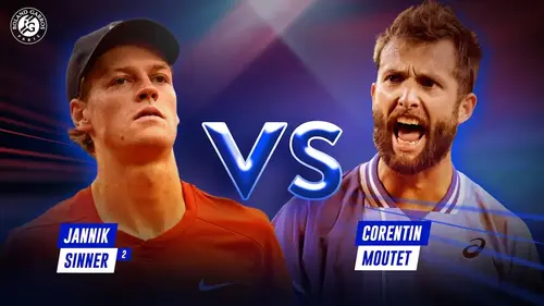 Corentin Moutet - Jannik Sinner où regarder en direct le match du 4ème tour de Roland Garros ?