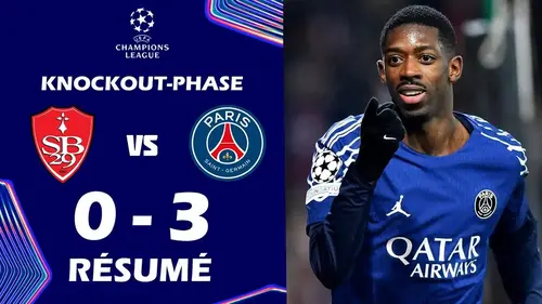 Brest / PSG résumé vidéo de la victoire de Paris (0 - 3)