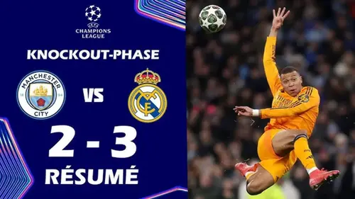 Manchester City / Real Madrid résumé vidéo de la victoire de Madrid (2-3)