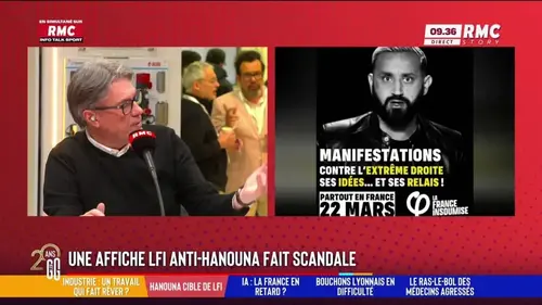LFI revoit son affiche anti Cyril Hanouna suite à des accusations d'antisémitisme