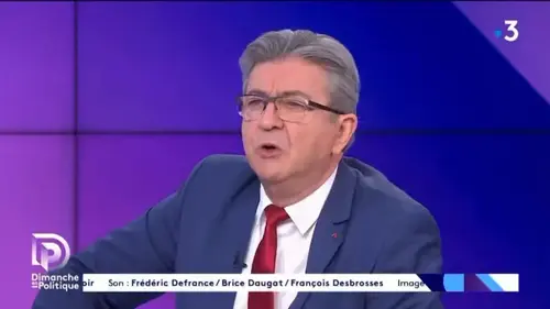 Mélenchon intime à un journaliste de se taire après une question sur Hanouna