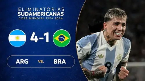 Argentine - Brésil : résumé vidéo du match. Victoire de l'Argentine (4 - 1)