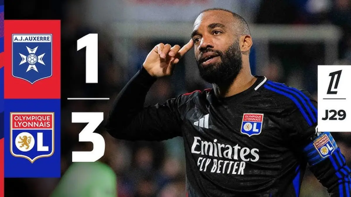 Auxerre - Lyon : résumé vidéo du match. Victoire de l'OL (1 - 3)