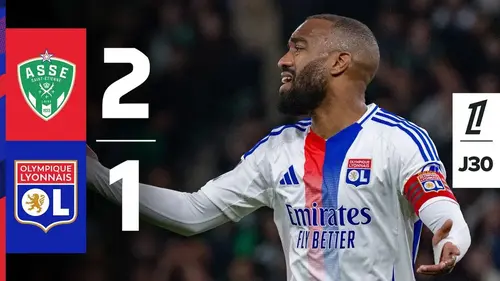 Saint-Etienne - Lyon : résumé du match et vidéo des buts. (2 - 1)