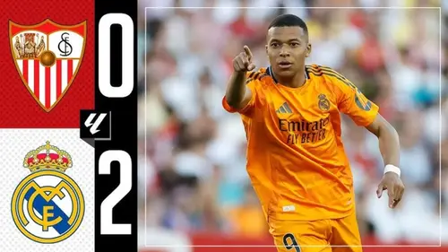 Séville - Real Madrid résumé vidéo du match. Victoire du Real (0 - 2).
