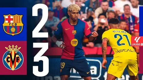 Barcelone - Villarreal résumé vidéo du match. Encore un bijou de Yamal malgré la défaite du Barça.