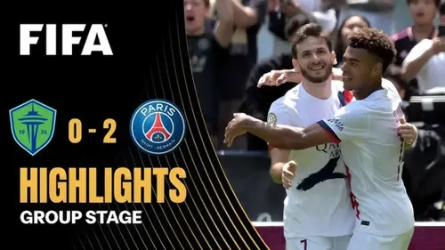 Seattle - PSG résumé vidéo du match. Victoire du PSG (0 - 2)