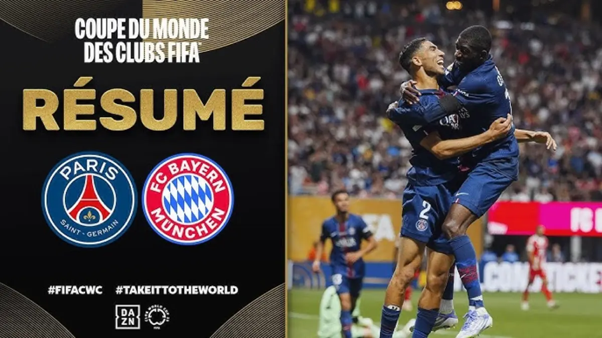 PSG - Bayern Munich résumé vidéo du match. Victoire du PSG (2 - 0)