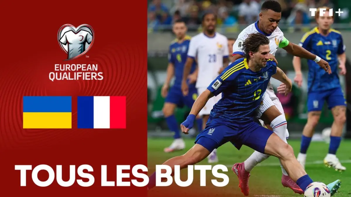 Ukraine - France résumé vidéo du match. Victoire des Bleurs (0 - 2).