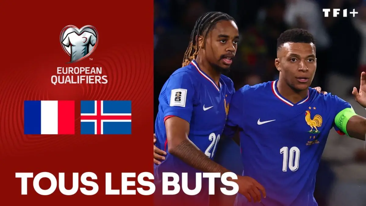 France - Islande résumé vidéo du match. Victoire des Bleus (2 - 1).