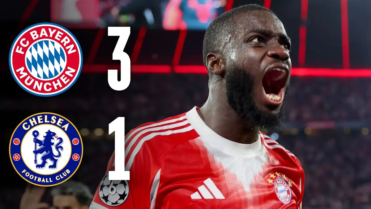 Bayern Munich - Chelsea résumé vidéo du match. Victoire du Bayern (3 - 1).