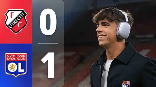 Utrecht - Lyon résumé vidéo du match. Victoire de l'OL (0 - 1)