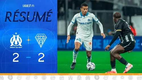 Marseille - Angers résumé vidéo du match. Match nul au Vélodrome (2 - 2)