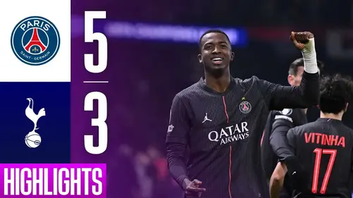 PSG - Tottenham résumé vidéo du match. Victoire de Paris (5 - 3)