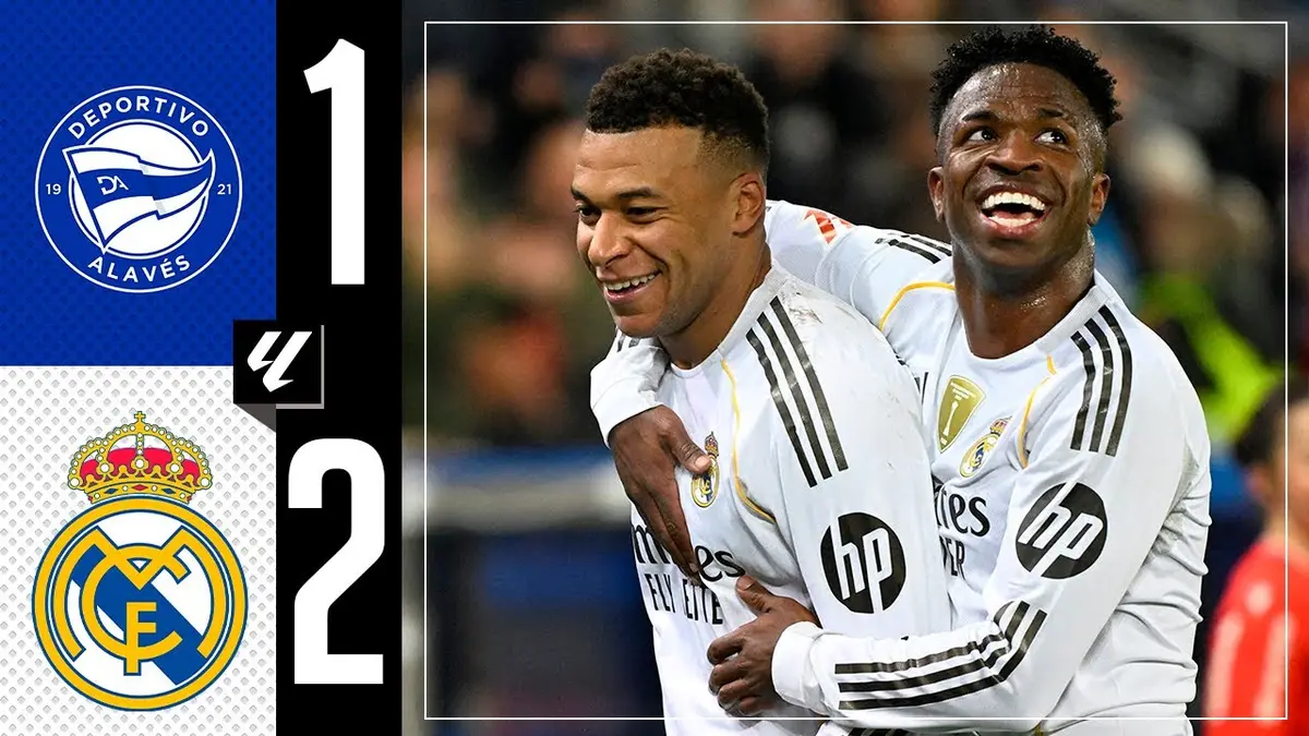 Alaves - Real Madrid résumé vidéo du match. Victoire du Real (1 - 2)