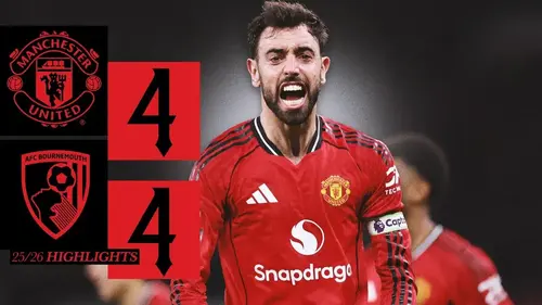 Manchester United - Bournemouth : résumé vidéo du match spectaculaire à Old Trafford (4 - 4).