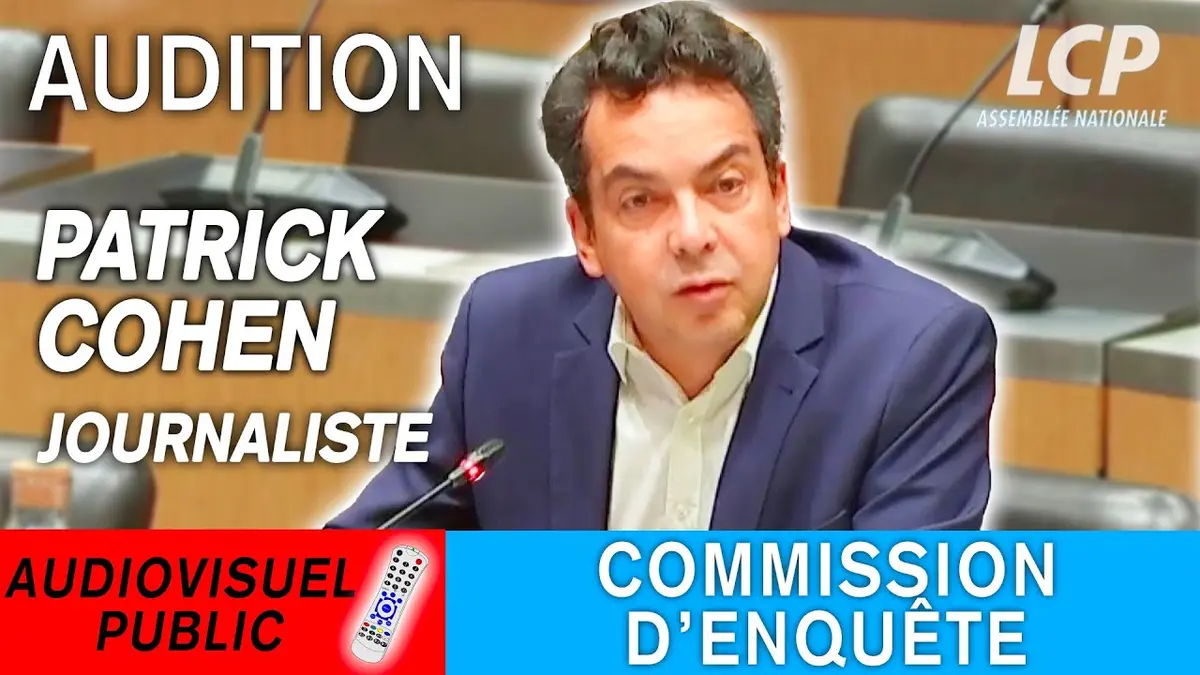 Audiovisuel public : Patrick Cohen et Thomas Legrand se défendent face aux députés