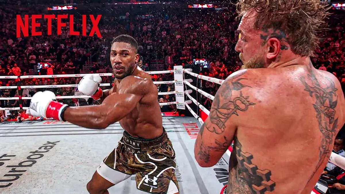 Anthony Joshua met K.-O. Jake Paul après six rounds lors du combat événement diffusé sur Netflix