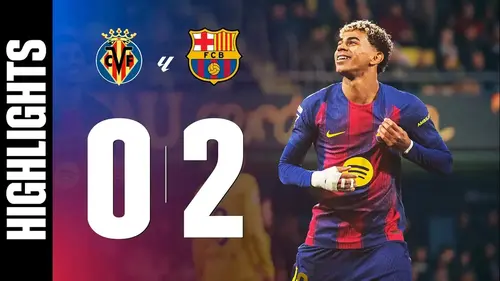 Villarreal - Barcelone résumé vidéo du match. Victoire du Barca (0 - 2).